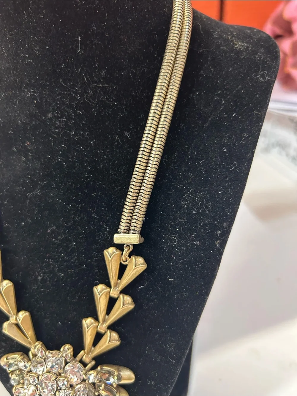 J. Crew chevron starburst necklace